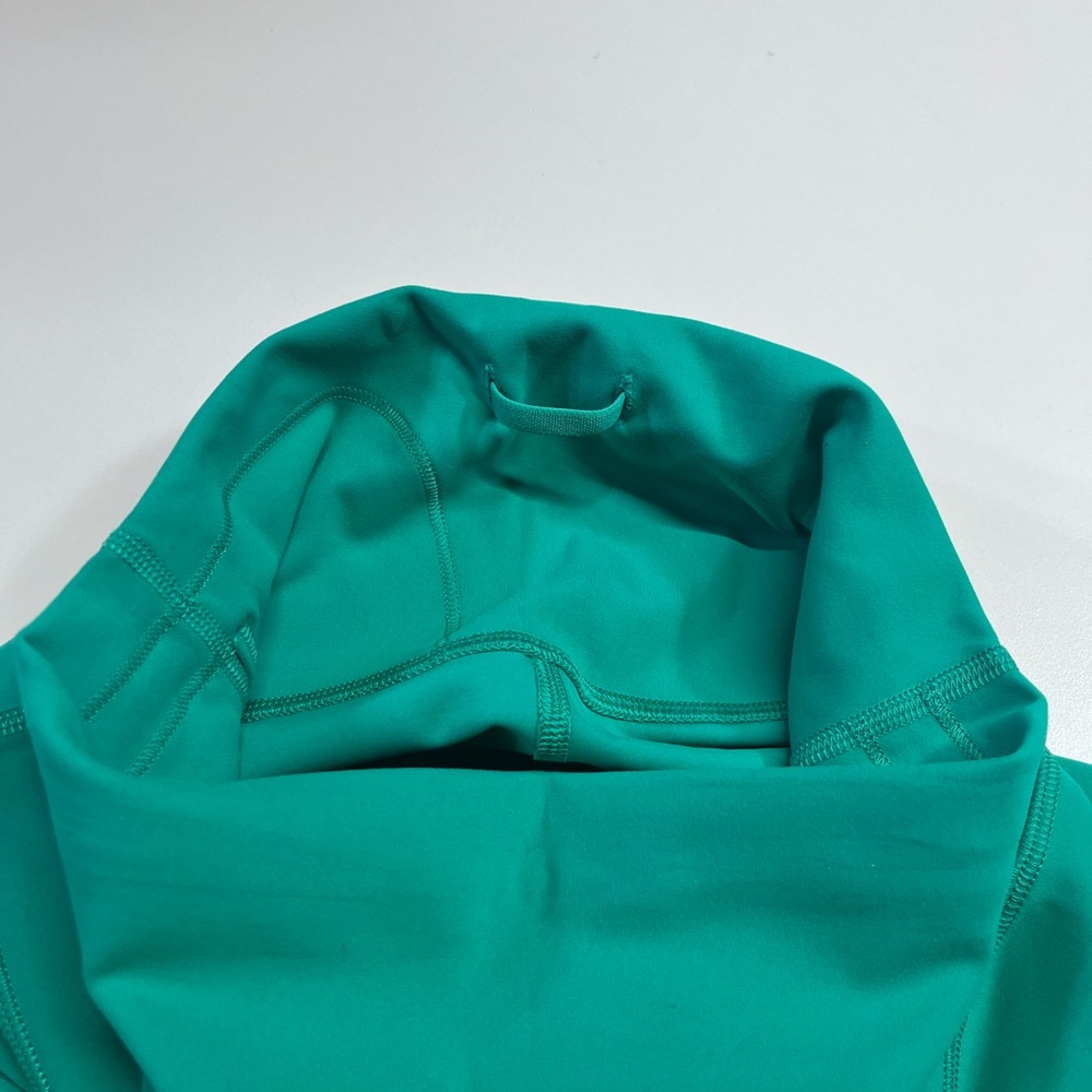 Lululemon Wunder Train Biker Shorts High Rise Kelly Green Women’s Size 4 - Picture 7 of 8